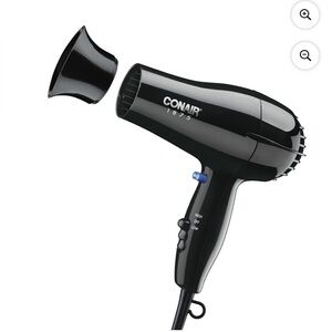 Conair Hairdryer Handheld Black 1875 Watts Two Settings Tested Works